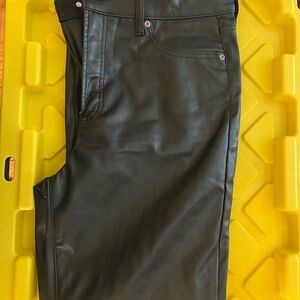 GAP Black Leather Pants
